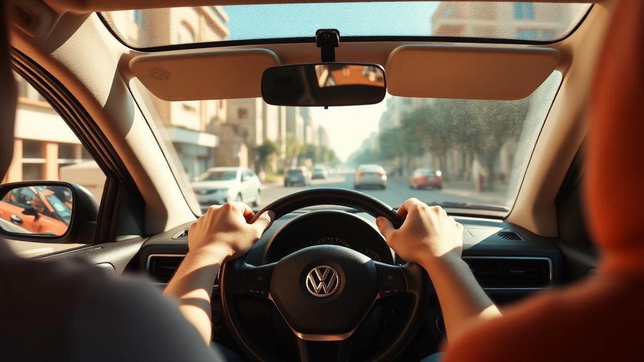 Motorista comparando seguro e proteção veicular